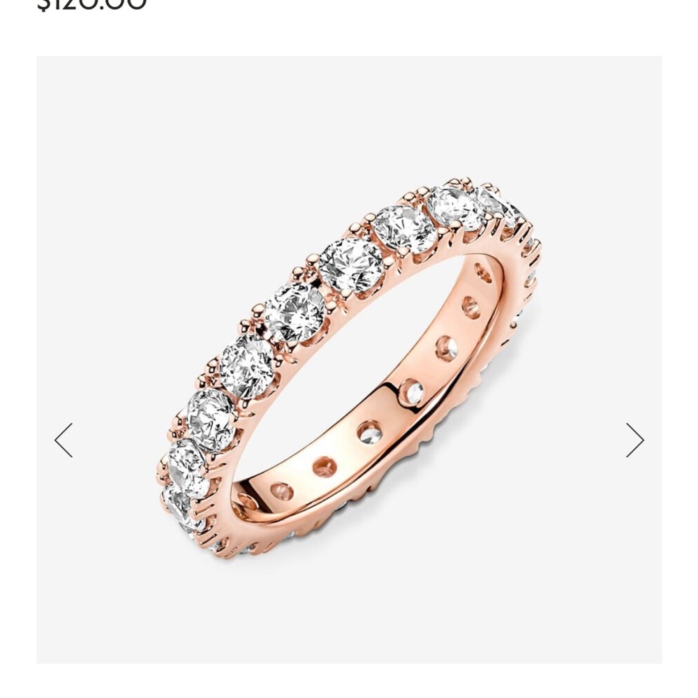 Pandora Sparkling Row Eternity Ring
